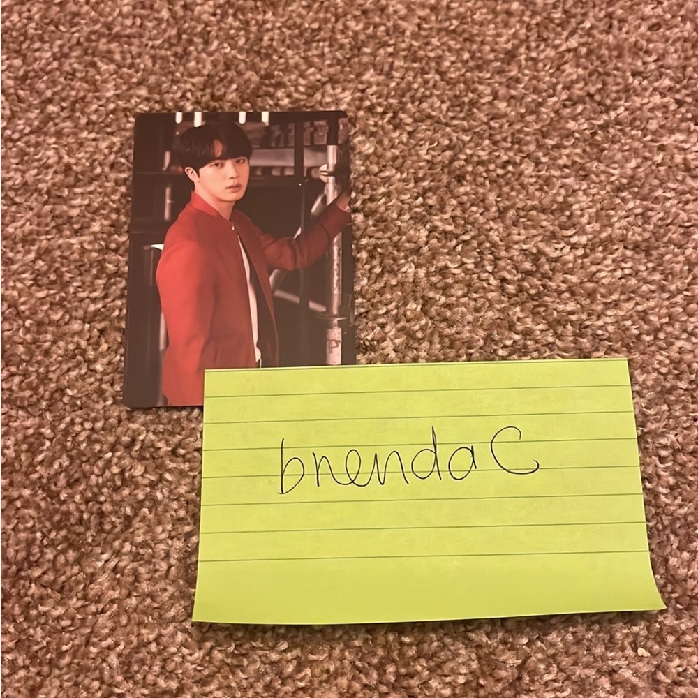 BTS Jin Photocard